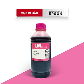 Mực nước máy in màu, Chai 1L_cho máy Epson L100, L110, L120, L200, L210, L220, L300, L310, L350, L355, L360, L385, L455
