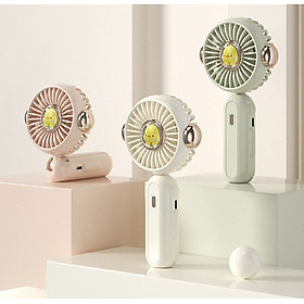 Mua Quạt Cầm Tay Mini Dùng Pin Sạc 3 Cấp Độ Hình Con Vịt Vàng