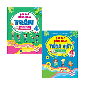 Combo Bài Tập Hằng Ngày Toán và Tiếng Việt 4 - Tập 2 - Cánh Diều - An An
