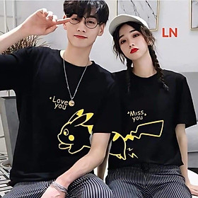 Áo đôi - áo cặp love you hình thỏ đáng yêu