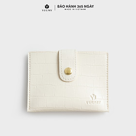 Ví nữ YUUMY ( Cầm tay mini Verein YV78 ) màu trắng