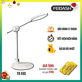 Mua Đèn Bàn Học Làm Việc Đọc Sách FEIDASH TB55S / TB55SW Cho Ánh Sáng Tự Nhiên Giúp Bảo Vệ Mắt  Chống Cận Thị - Tích Hợp Sạc Không Dây Cho Điện Thoại -  Dễ Dàng Điều Chỉnh Độ Sáng Phù Hợp Nhu Cầu Sử Dụng - Có Chế Độ Hẹn Giờ - Đèn Led RGB Chuyển Màu Độc Đáo