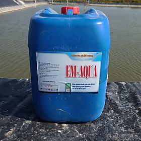 Chế Phẩm Sinh học Em Aqua (EM Gốc) chuyên xử lý nước, kiểm soát tảo, cải tạo màu nước, dùng trong thủy sản (can 20 lít)