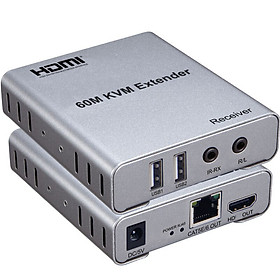 Mua Bộ Khuếch Đại Tín Hiệu HDMI Qua LAN Kéo Dài 60 mét Độ Phân Giải 1080P - Tích Hợp Cổng USB Điều Khiển Chuột và Bàn Phím - Có Cổng Hồng Ngoại IR Điều Khiển TV