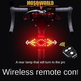 Đèn LED MOSOWORLD 18 bóng không dây chống nước có điều khiển từ xa gắn yên xe đạp