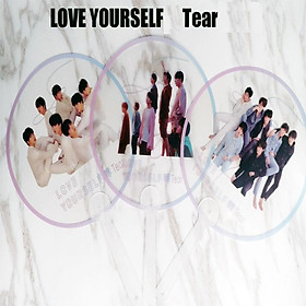 Quạt cầm tay trong suốt BTS