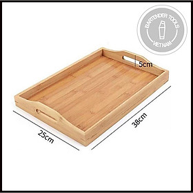 Mua Khay gỗ có tay cầm 38cm x 25cm