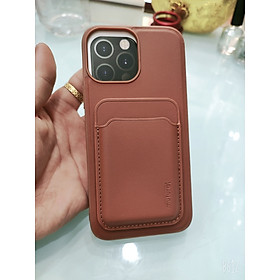 Ốp lưng da từ tính dành cho iphone 13 promax 2021 - Hàng Chính Hãng