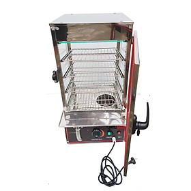 Tủ hấp nóng trưng bày bánh bao ( Hàng chính hãng)