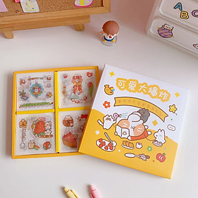 [Có sẵn][ Set 100m] Sticker Dán Trang Trí Nhật Ký Kiểu Hàn Quốc Dễ Thương Xinh Xắn
