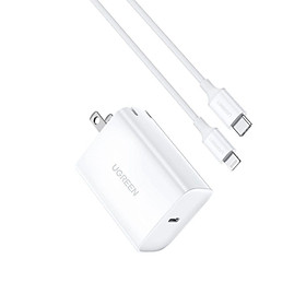 Mua Ugreen UG70293CD137TK 18W bộ kit sạc nhanh PD và cáp USB type C ra Lightning MFI cho iPhone màu trắng - HÀNG CHÍNH HÃNG