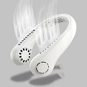 Mua Quạt Mini Đeo Cổ Thông Minh Tích Điện 4000mAh  3 Cấp Độ Gió Không Cánh