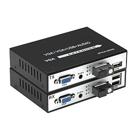 Bộ Kéo Dài VGA Và USB Qua Dây Quang Xa 20KM