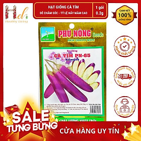 Mua Hạt Giống Cà Tím Dài Cao Sản 0 2Gr Siêu Trái - Trồng Rau Xanh Rau Sạch Bằng Đất Sạch  Mùn Dừa Và Phân Bón Hữu Cơ - Phú Nông