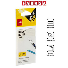 Giấy Note 76 x 51 mm - Deli A042 (50 Tờ)