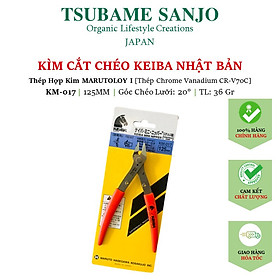 Hình ảnh Kìm Cắt Chân Linh Kiện Điện Tử KEIBA KM-017 / 125mm | Thép Hợp Kim MARUTOLOY [ Chrome Vanadium CR-V70C ]