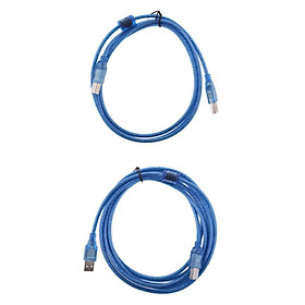 USB Cable Printer Type A to B Male Hi-Speed 2.0 28AWG Lead 3Meters+1.5Meters
