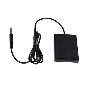 Universal Sustain Pedal Synthesizer Foot Pedal for Keyboard Piano Black