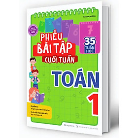 Phiếu Bài Tập Cuối Tuần Toán 1 (35 Tuần Học) - MEGA - Megabooks