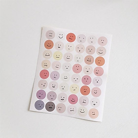 Tấm sticker, Nhãn dán biểu tượng cảm xúc dễ thương Trang trí bảng kế hoạch,Sổ tay, Dán tranh ảnh