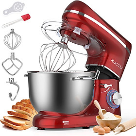 Mua Máy nhào bột Kuccu 6L 1500W- trộn 1.2 kg bột khô SM-1504X thương hiệu của Đức- Trộn bột  salad  chả giò  trà bông  đánh kem  đánh trứng  .. - Hàng chính hãng