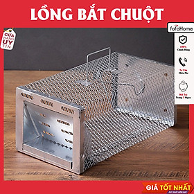 Lồng Bẫy Chuột Bắt Chuột Nhỏ Chuột To Siêu Nhạy Bẫy Chuột Thông Minh