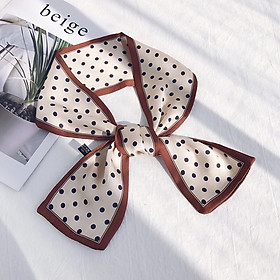 Khăn lụa dài thời trang Khăn thắt nơ công sở - Mã LUDA07