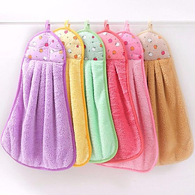Mua Set 6 Khăn Lau Tay Có Móc Treo Dùng Cho Nhà Bếp Đa Năng Tiện Dụng Chất Liệu Cao Cấp Thấm Hút Tốt