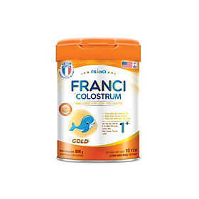 Sữa công thức FRANCI COLOSTRUM GOLD 1+ lon 800g – Tăng cường miễn dịch – đề kháng khỏe mạnh