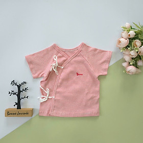 Áo Cột Dây Sơ Sinh Dài Tay | Ngắn Tay COTTON THUN Mềm Mại, Co Giãn, Thấm Hút Mồ Hôi Tốt - Bunny baby