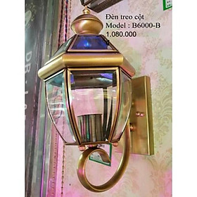 Đèn tường đồng, đèn ngoài trời, đèn decor, đèn trang trí, đèn sân vườn, đèn phòng ngủ, đèn treo cột B6000-B