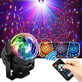 Mua Đèn nháy theo nhạc led cầu hiệu ứng 7 màu   đèn bay cho phòng karaoke có remote điều khiển từ xa tiện lợi
