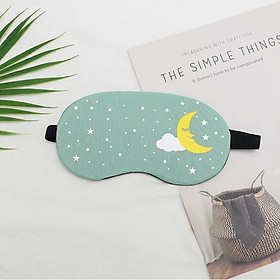Mua Bịt Mắt Ngủ Che Mắt Ngủ Có Túi Gel Massage - Giảm Thâm Quầng Mắt - Mẫu Hoạt Hình Mới - Xanh Nhạt
