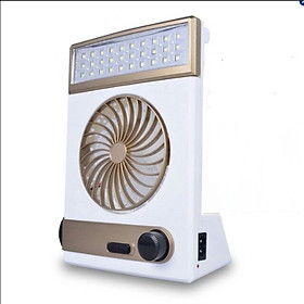 Mua Quạt sạc mini có đèn (giao màu ngẫu nhiên)
