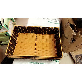 Mua khay nhựa giả mây  30x40