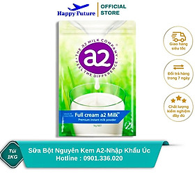 Sữa A2 Bột Nguyên Kem 1KG - Nhập khẩu Úc