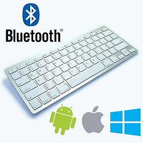 Bàn phím không dây bluetooth mini BK3001.HN cho điện thoại, ipad, máy tính bảng, laptop,...phím bấm có độ bền cao, dễ sử dụng,thiết kế tinh tế, nhỏ gọn và sang trọng, phù hợp với dân văn phòng