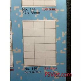 Mua Giấy in mã vạch Tomy A4 149 18 tem 68x47mm