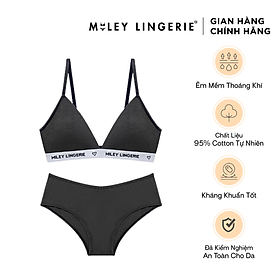 Bộ Đồ Lót Mút Mỏng Không Gọng thời Trang Và Quần Lưng Chéo Cotton Tự Nhiên BeingMe Miley Lingerie