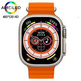 Màn hình AMOLED MỚI HK8 Pro Max Ultra Smart Watch Series 8 49mm La bàn NFC Tỷ lệ làm mới cao XEM SMART Watch