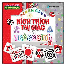 Flashcard Kích Thích Thị Giác Cho Trẻ Sơ Sinh 2 - Đỏ Đen Tái Bản 2019