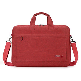 Cặp Đựng Tài Liệu, Cặp Đựng Laptop 15.6 Inch, Túi Đeo Vai Công Sở Cao Cấp, Thời Trang Lịch Lãm  - MÀU ĐỎ