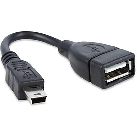 Cáp OTG đầu vuông Mini USB to USB