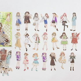 Sticker Trang Trí Sổ Anime Hàn Quốc