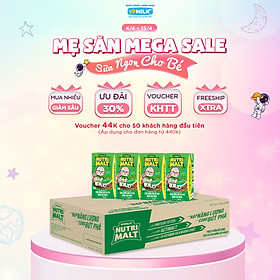 Sữa Ca Cao Mầm Lúa Mạch Đen – VPMilk Nutrimalt Hộp 110ml (Thùng 48 Hộp)