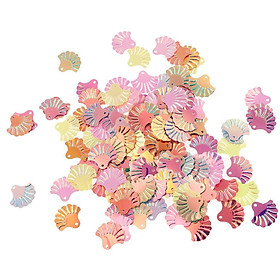 Metalic Sprinkles Colorful Fan Shape Table Confetti Wedding Party Decor