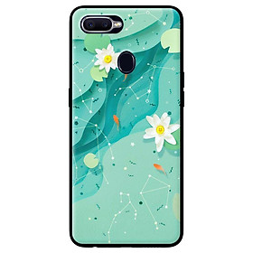Ốp in cho Oppo A5s Họa Tiết Nền Xanh - Hàng chính hãng