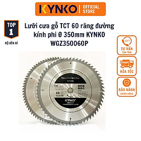 Mua LƯỠI CƯA GỖ TCT 60 RĂNG đường kính phi Ø 350mm KYNKO WGZ350060P