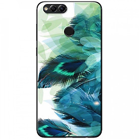 Ốp lưng dành cho Honor 7X mẫu Lông vũ chim công