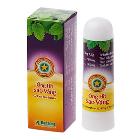 Dầu Gió Ống Hít Sao Vàng (9g)